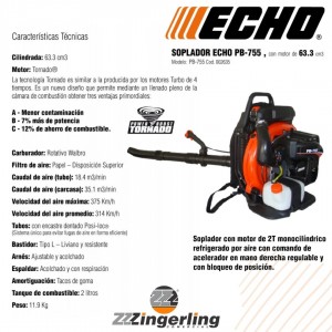 Soplador ECHO PB-755