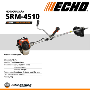 Motoguadaña ECHO SRM-4510
