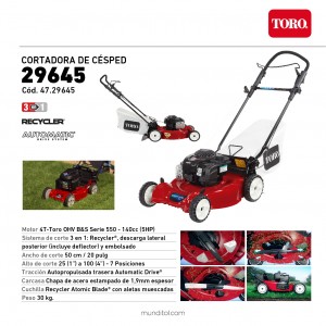Cortadora de Césped TORO 29645