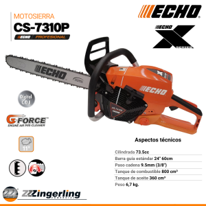 Motosierra ECHO CS-7310P