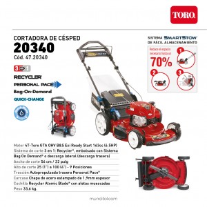 Cortadora de Césped TORO 20340