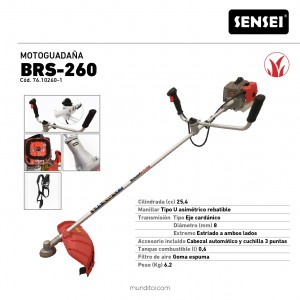 Motoguadaña SENSEI KASEI BRS-260