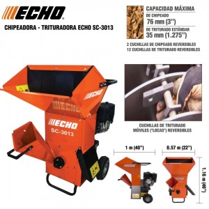 Chipeadora- Trituradora ECHO SC-3013