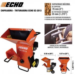Chipeadora- Trituradora ECHO SC-2013