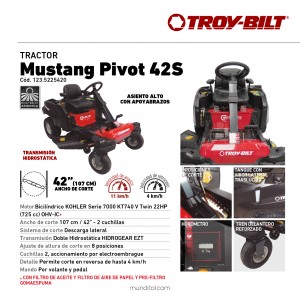 Tractor Radio Cero TROY BILT Pivot 42