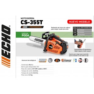 Motosierra ECHO CS-355T