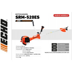 Motoguadaña ECHO SRM-520ES