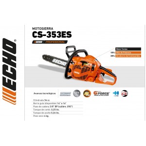 Motosierra ECHO CS-353ES